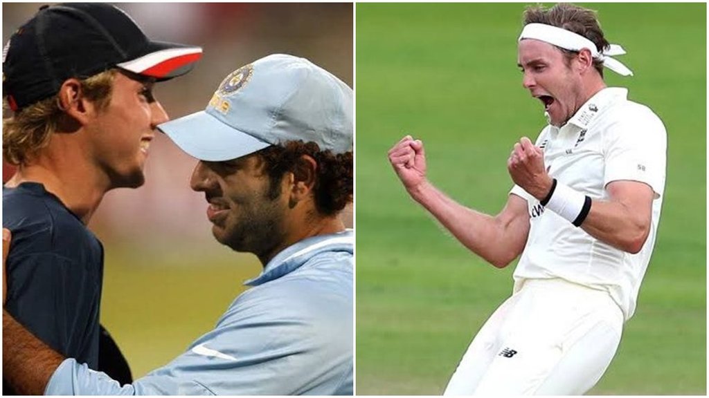 Yuvraj singh and stuart broad