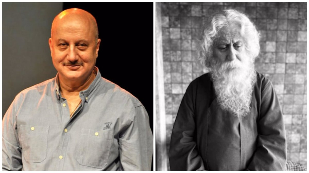 Anupam Kher, Rabindra nath tagore Biopic