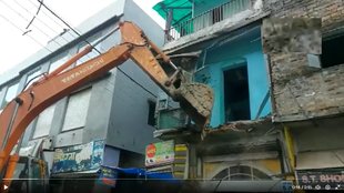 bulldozer demolished ujjain