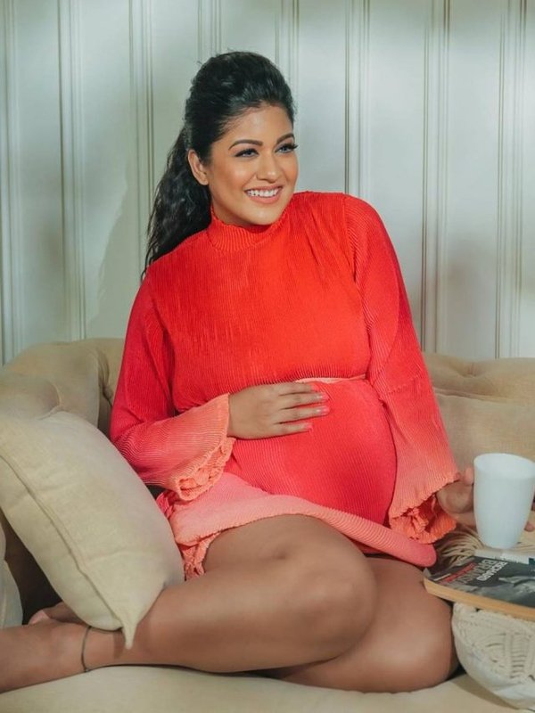 ISHITA DUTTA IN RED SHORT DRESS