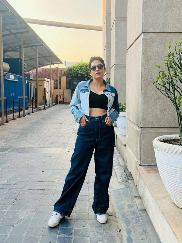 Shraddha Das Denim look (6)