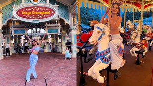 Karishma Sharma reached Disneyland in Japan