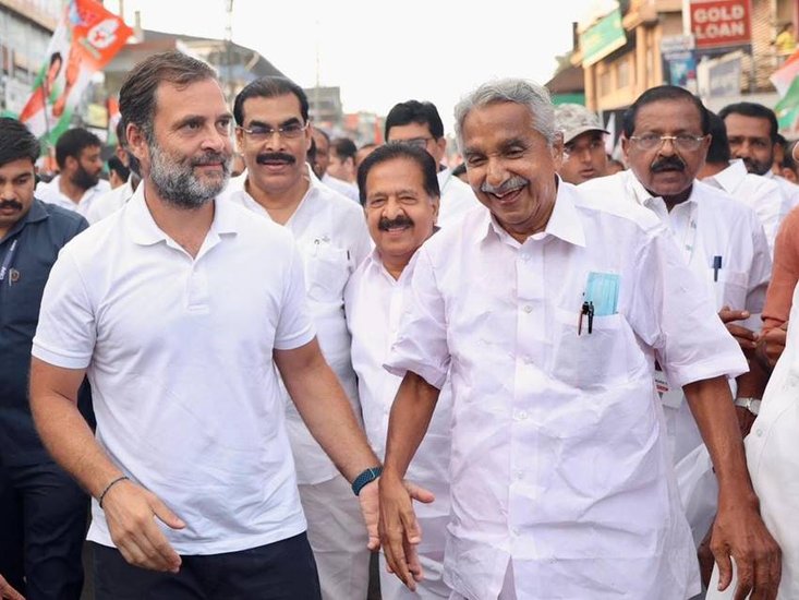 rahul gandhi and oommen chandy