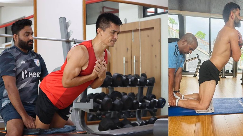 sunil chetei and virat kohli