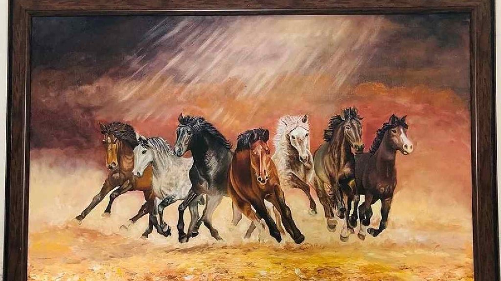 vastu tips for running horses painting। never place these kind on horse painting। vastu shastra