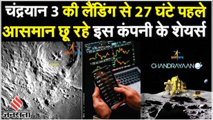 Chandrayaan 3 News: Landing से 27 घंटे पहले ,देश की इस कंपनी के शेयरों में बड़ा उछाल?| ISRO| PMModi
