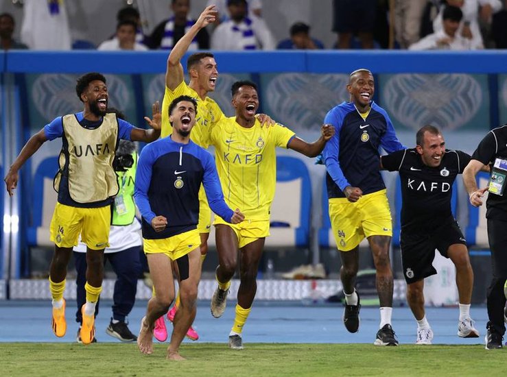 Cristiano Ronaldo | Cristiano Ronaldo Golden Boot | Arab Club Champions Cup | Final Al Hilal v Al Nassr | King Fahd Stadium Taif Saudi Arabia | Soccer Football |