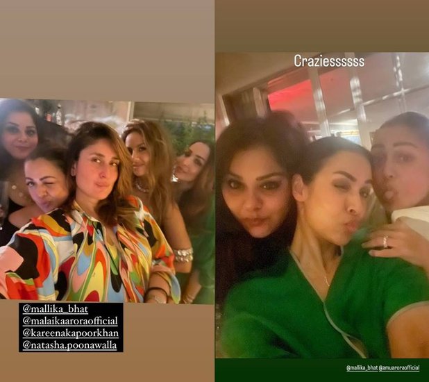 Malaika karan johar kareena party