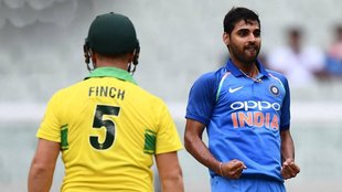 India | Australia | Aaron Finch | Bhuvneshwar Kumar | India vs Australia | IND vs AUS |