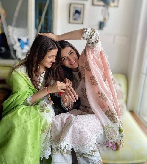 Kriti and nupur sanon rakhi