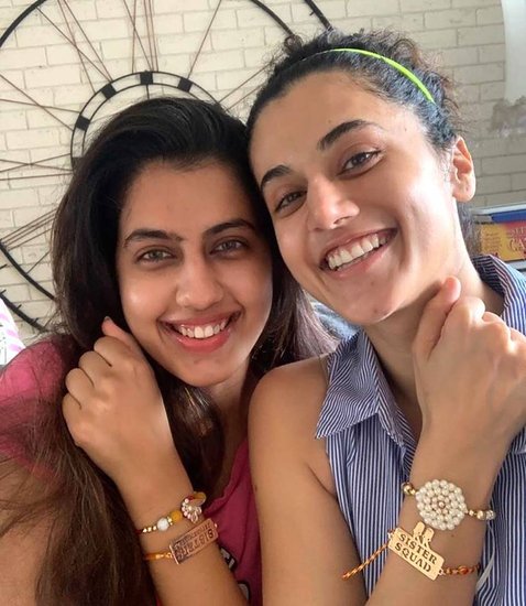 taapse Pannu Sister Rakhi