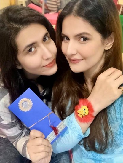 Zareen Khan Sister rakhi