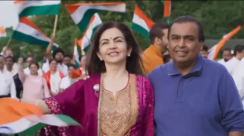 Mukesh and Nita Ambani