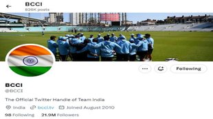 BCCI Twitter golden tick| BCCI Twitter|BCCI