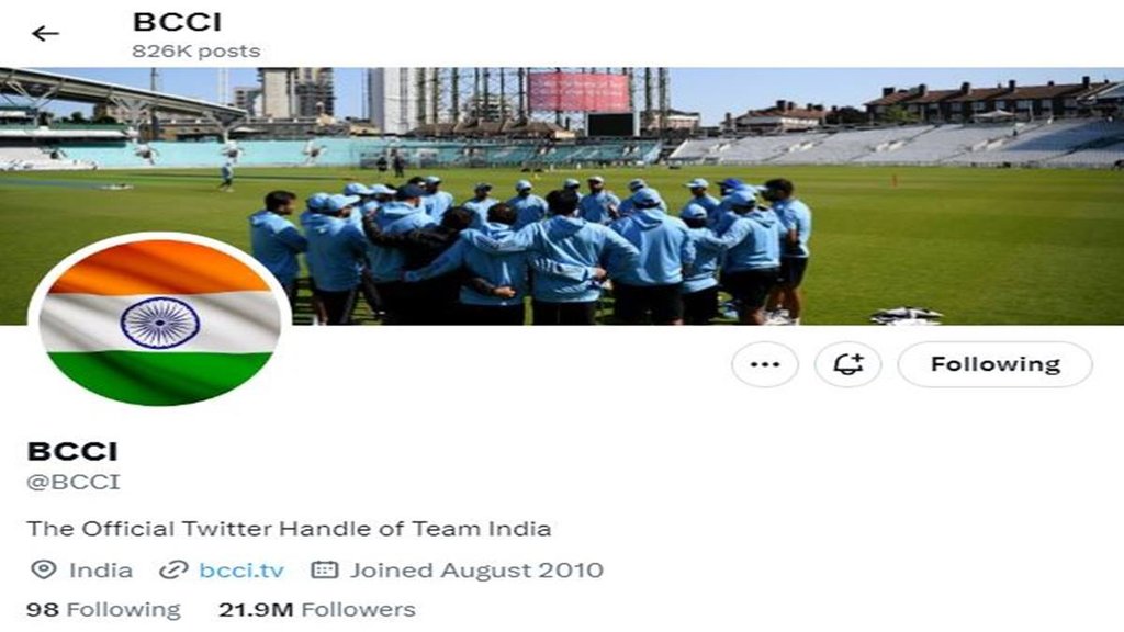 BCCI Twitter golden tick| BCCI Twitter|BCCI