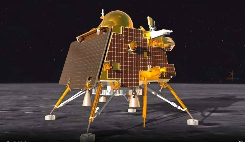 Chandrayaan on moon