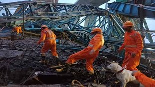 Maharashtra | Thane | Crane Collapesed |