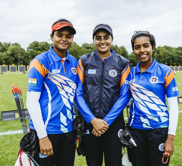 Aditi Swami | Parneet Kaur | Jyothi Surekha Vennam | India | Inida 1st Gold Medal | World Archery Championships |