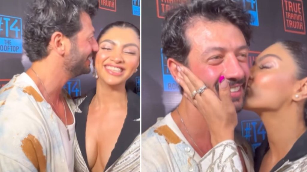 Jad Hadid-Akanksha Puri Kiss