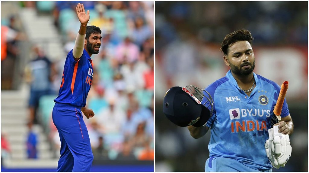 Jasprit bumrah and rishabh pant