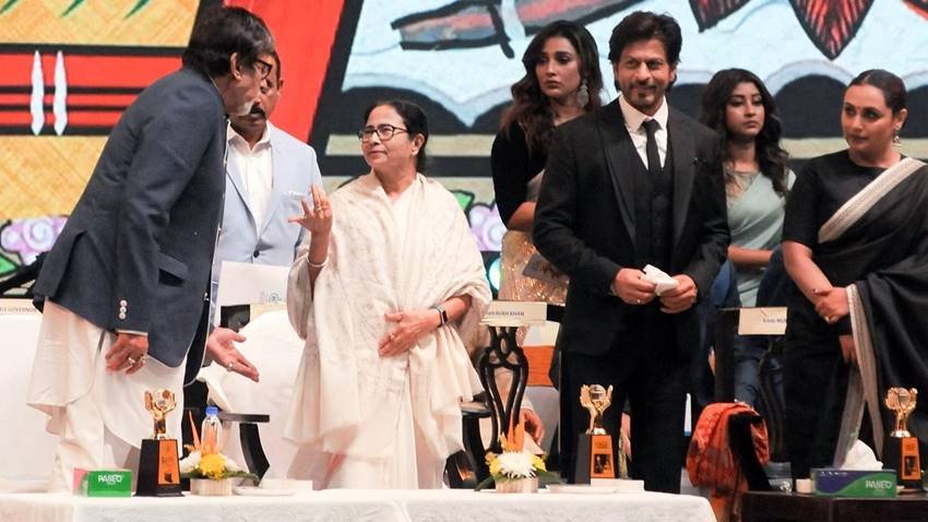 Amitabh and Mamata in KIFF