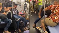 कंधे पर सिर रखकर सोया तो यात्रियों के बीच हुई खूब मारपीट, मेट्रो में हुई लड़ाई का वीडियो हो रहा वायरल