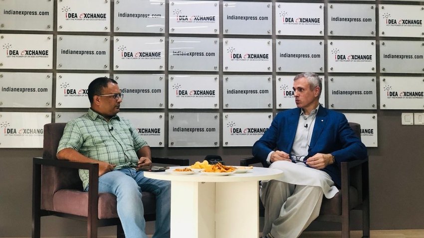 Omar Abdullah with Vijay Kumar Jha | Interview with Omar Abdullah | Jansatta.com Bebaak |