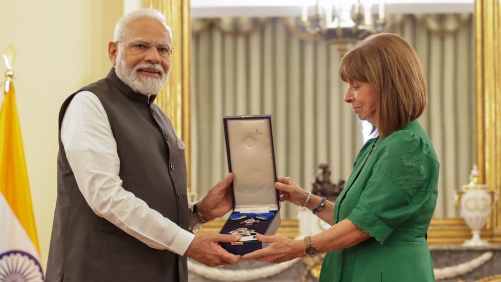 PM MODI | GREECE HONOUR |