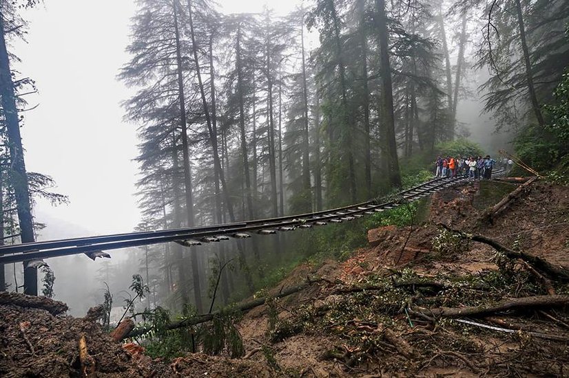 Heavy rain in himachal