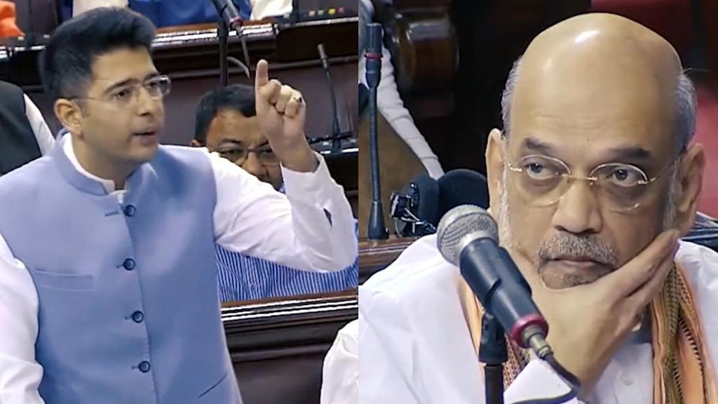 Raghav Chaddha II Amit Shah II Viral Video