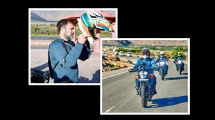 Rahul Gandhi Rides KTM 390 Adventure । Rahul Gandhi Rides Bike । Rahul Gandhi Rides KTM 390 Adventure Bike in Ladakh