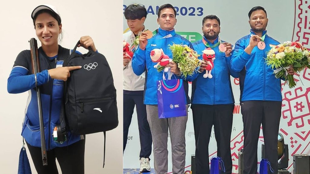 Rajeshwari Kumari | Olympics Quota | Rajendra Ravindra | Akshay Jain | Gaurav Kumar | Bronze Medal | 25m Centre Fire Pistol | Team Event |