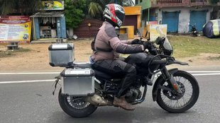Royal Enfield Himalayan 450 leaked image । Royal Enfield Himalayan 450 spotted । Royal Enfield Himalayan 450 spy image । Royal Enfield Himalayan 450 launch timeline