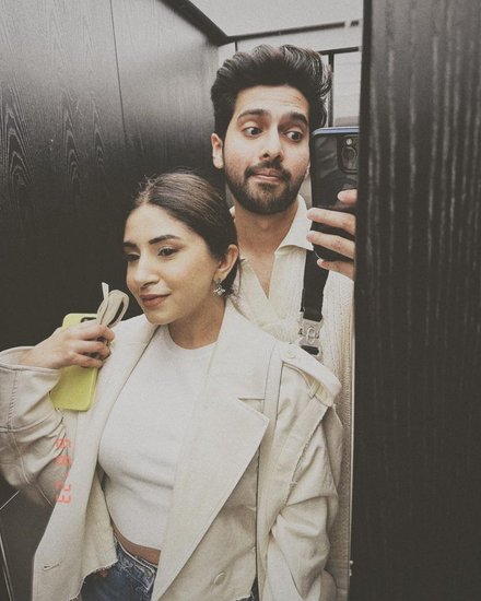 armaan malik and aashna shroff engagement photos