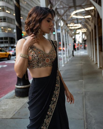 Samantha Ruth Prabhu new york vacations