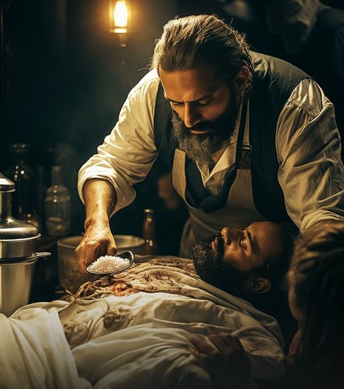 jakhm par namak chhidakana