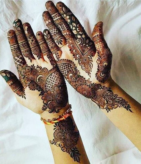 fine mehndi design