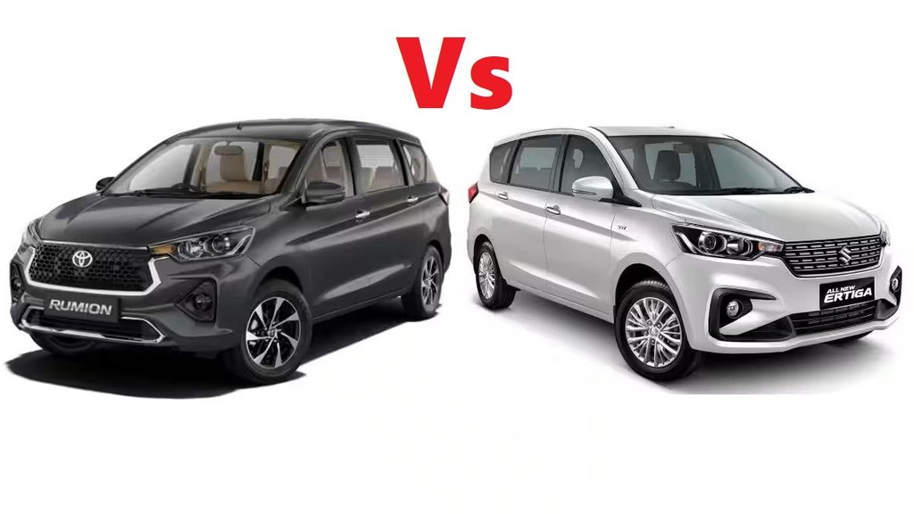 Toyota Rumion vs Maruti Suzuki Ertiga Compare । Toyota Rumion । Maruti Suzuki Ertiga । Car Compare