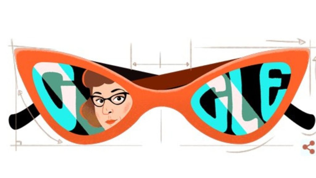Altina Schinasi Birthday | Altina Schinasi Google Doodle | Cat Eye Glasses Designer