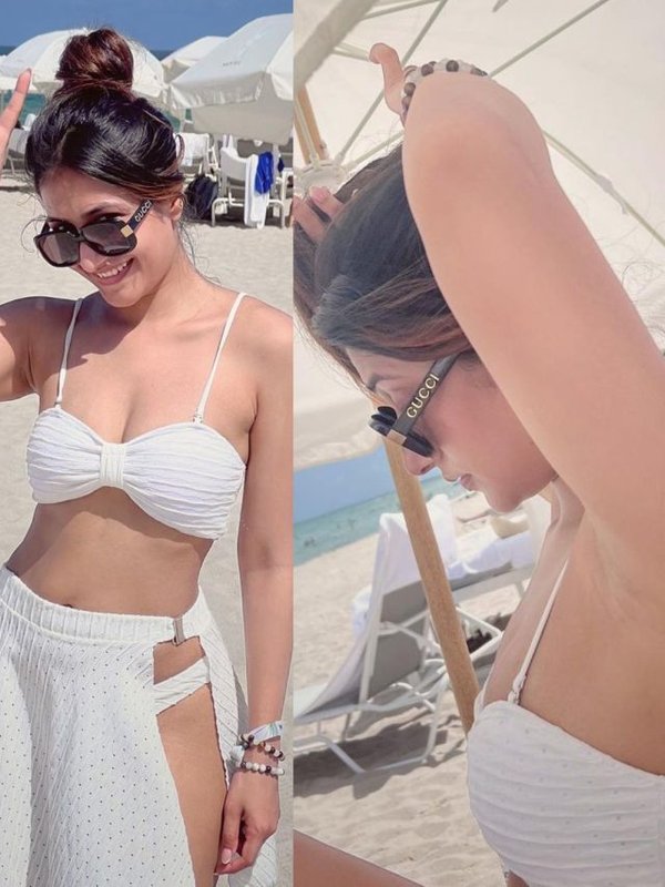 dhanashree verma BOLD Pics Viral | dhanashree verma before Asia Cup | dhanashree verma fun On Miami beach with Husband Yuzvendra Chahal |
