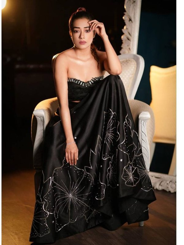 TINA DATTA - BLACK TUBE DRESS