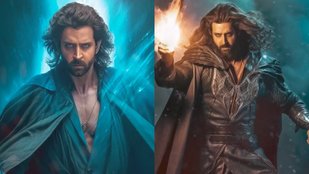 AI Generated Hrithik Roshan in the avatar of Greek God Zeus