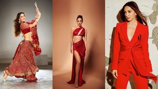Kiara Advani looks glamorous in every red dress
