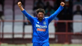 kuldeep yadav IND vs WI 3rd T20
