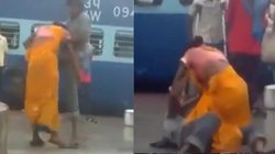 शख्स को महिला ने प्लेटफॉर्म पर उठाकर पटका! वीडियो देख बोले लोग- इसे तो WWE में जाना चाहिए