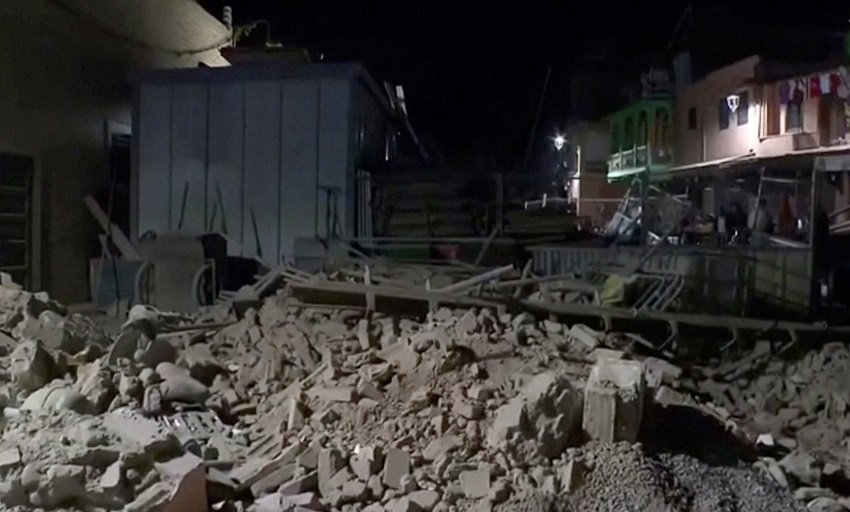 Earthquake in morocco