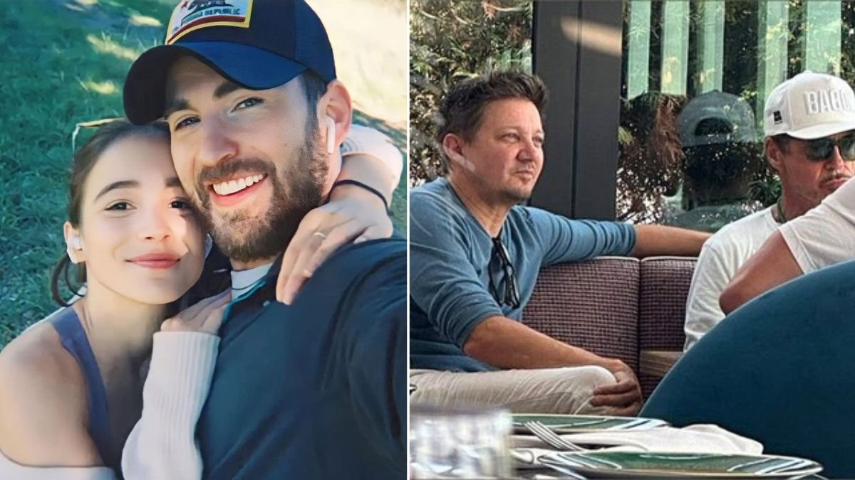 Captain America/ Chris Evans/ Alba Baptista