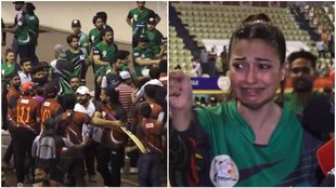 Fight in Celebrity Cricket League Bangladesh