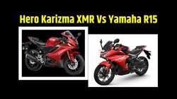 Hero Karizma XMR Vs Yamaha R15 Compare: कीमत, इंजन, फीचर्स और हार्डवेयर में Yamaha R15 के आगे कैसी है Hero Karizma XMR, जानें यहां