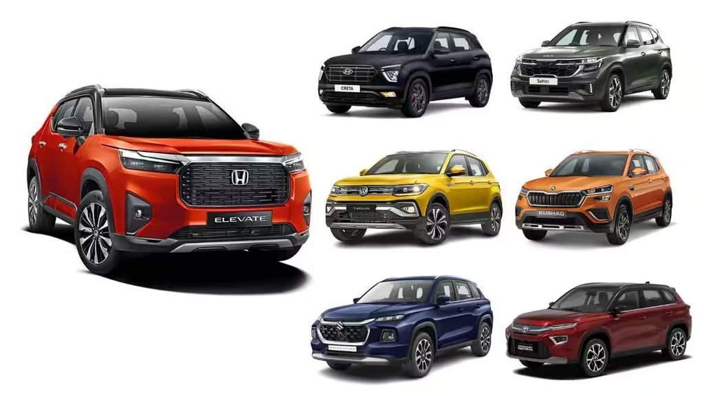Honda Elevate vs Rivals SUV Price । Honda Elevate vs Rivals SUV Engine । Honda Elevate vs Rivals SUV Features । Honda Elevate vs Rivals SUV Compare Report
